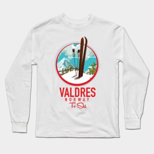 Valdres norway ski logo Long Sleeve T-Shirt